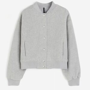 H&M Felted Bomber Jacket